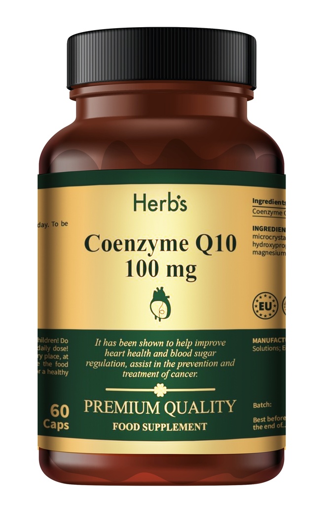 HERB'S -Coenzyme Q10 100mg capsules - 30 pills