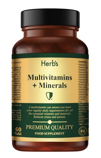 [52011] HERB'S - Multivitamins and Minerals Premium (13 vit. & 12 minerals) - 60 pills
